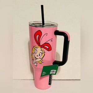 NWT Dr. Seuss 40 ounce Tumbler with Cindy Lou Who